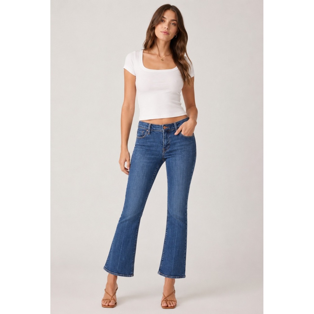 Old Navy The Sweetheart Bootcut Jeans Womens 10 Short Blue Medium Wash Cotton